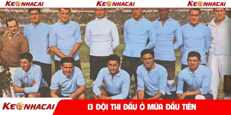 13 đội thi đấu ở mùa đầu tiên