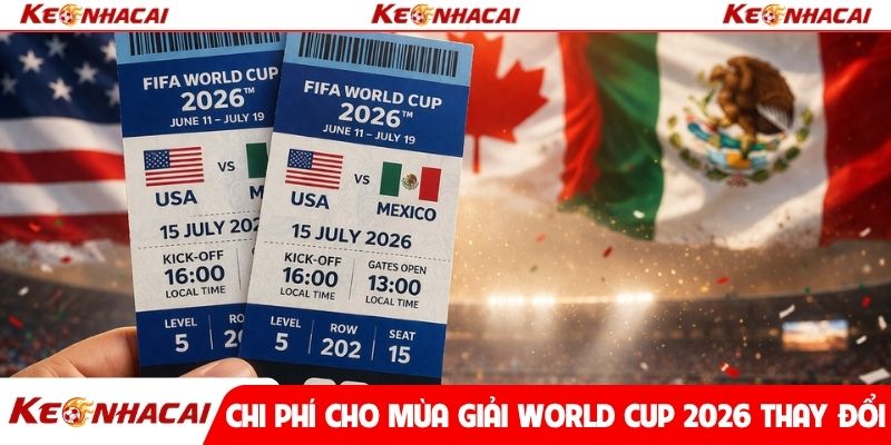 Chi phí cho mùa giải World Cup 2026 thay đổi liên tục