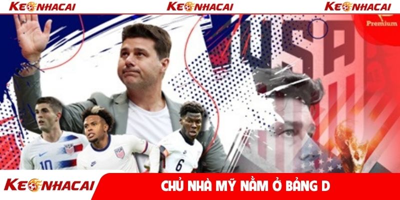 Chủ nhà Mỹ nằm ở bảng D