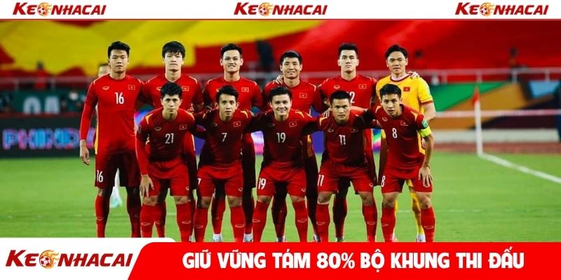 Giữ vững tám 80% bộ khung thi đấu