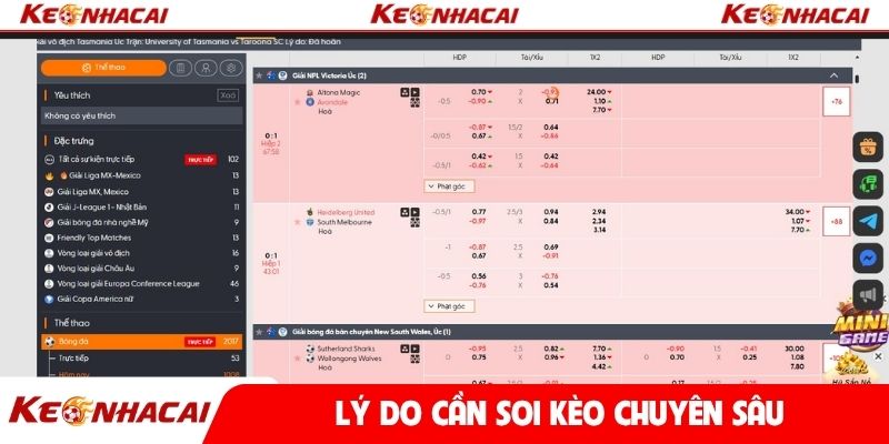 Lý do cần soi kèo chuyên sâu