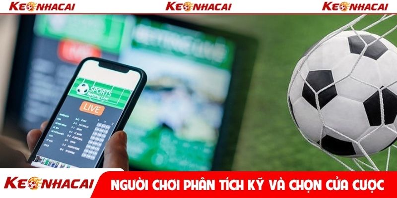 Người chơi phân tích kỹ và chọn cửa cược phù hợp